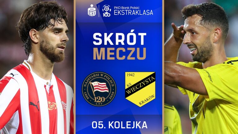 skrót meczu Cracovia Wieczysta Video 3-2