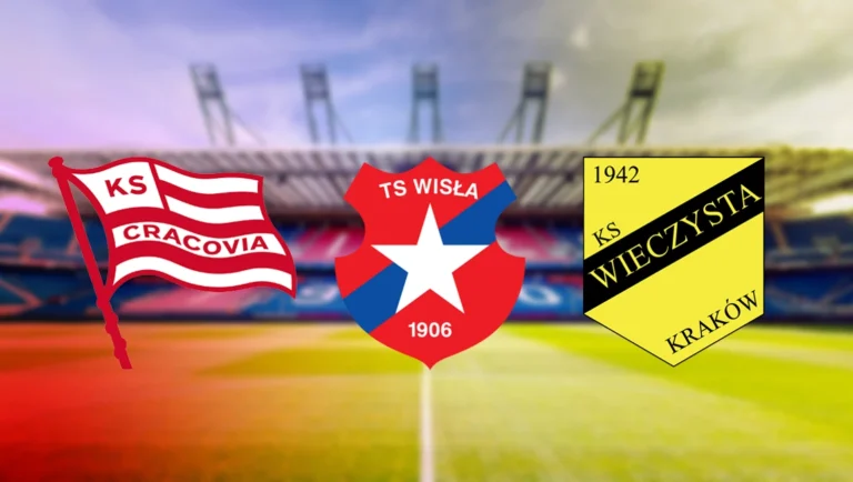 trzy krakowskie kluby cracovia wisla wieczysta