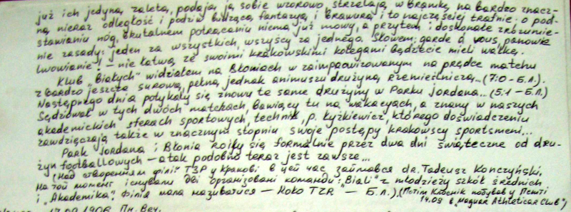 potwierdzenie powstania cracovii