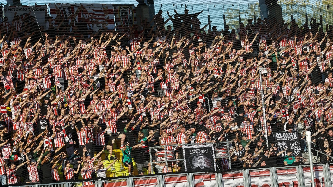 Kibice Cracovii na meczu w Katowicach - kiedy wielkie derby Krakowa z Wisłą?